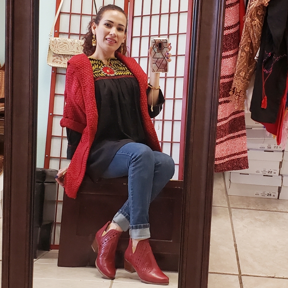 Leather Booties - Picture 2 of 7